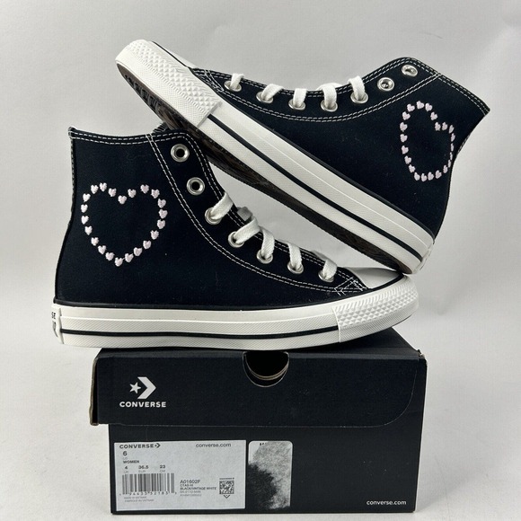 Converse Shoes - Converse Chuck Taylor All Star High “Embroidered Hearts” 2024